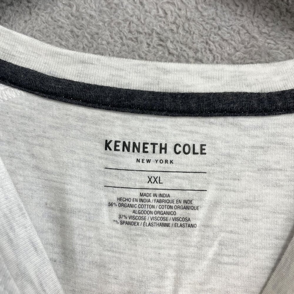 NWOT Kenneth Cole Men's XXL Organic Cotton Blend T-Shirt Slim Fit - Picture 6 of 8